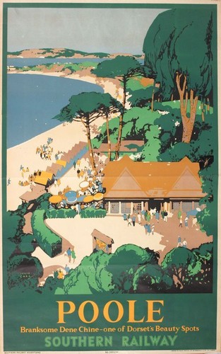 Vintage southern railway poole - southern,