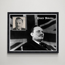 Enoch Powell - British Conservative Politician Authentic Autograph Framed