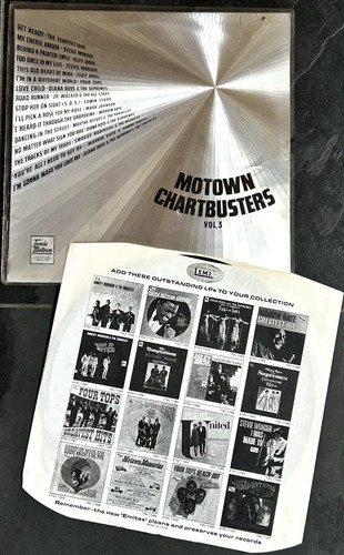 Motown chartbusters vol lp - motown, 3