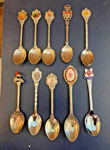 Assorted collectible spoons - assorted,