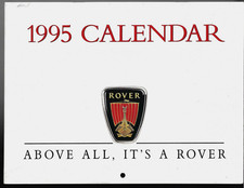 Rover MG 1995 Calendar UK