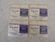 4 Sets of Kings Cross  Etched