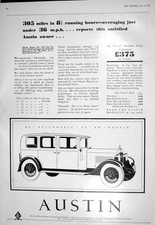 Old 1930 Austin Motor Car Birmingham Imperial Airways Bosch Horn Hest 20th