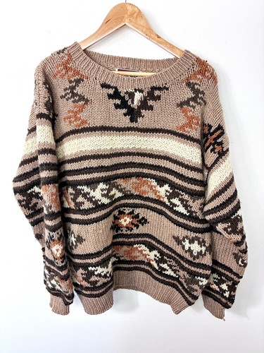 Vintage 100 wool jumper - wool,