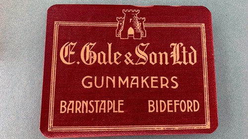 Antique label gale - gale, son