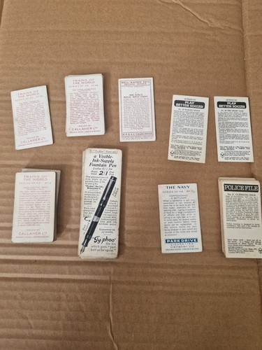 Vintage cigarette cards - vintage,