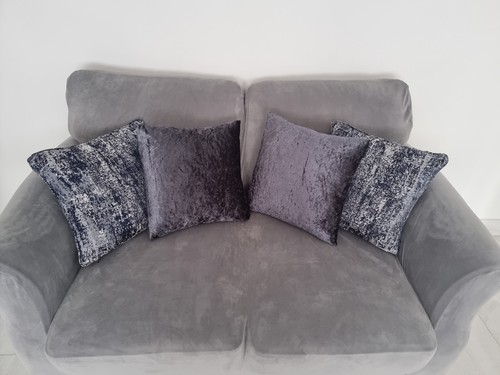 Velvet large seater - sofa,