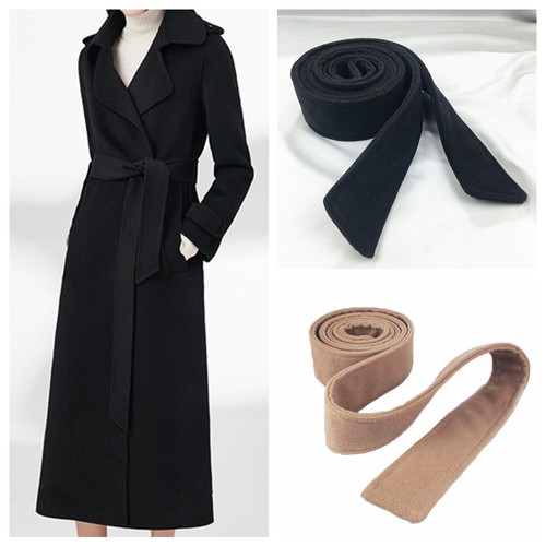 Woolen sash overcoat jacket - sash,