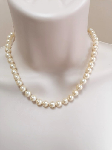 Vintage faux pearl - , necklace