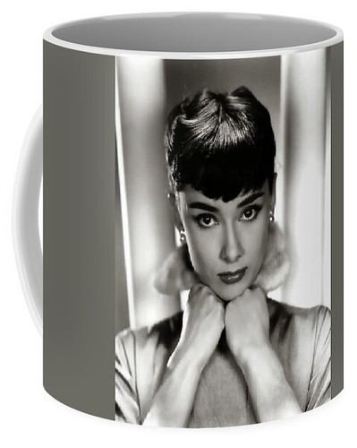 Audrey hepburn 11oz coffee - audrey, mug