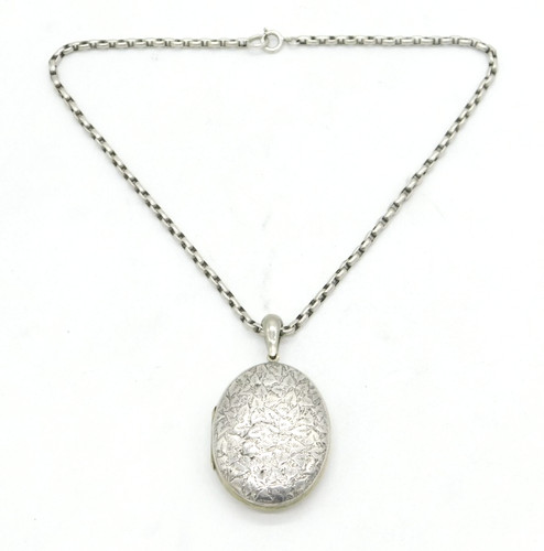 Victorian sterling silver back - sterling,