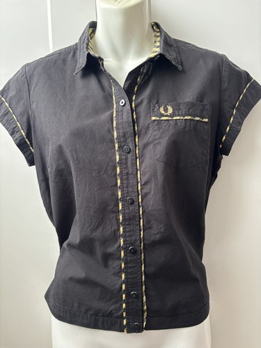 Fred perry mod black poplin - mod,