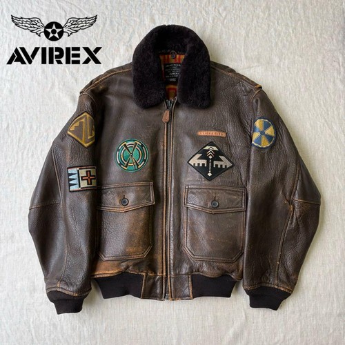 Avirex brown leather - avirex, g-1
