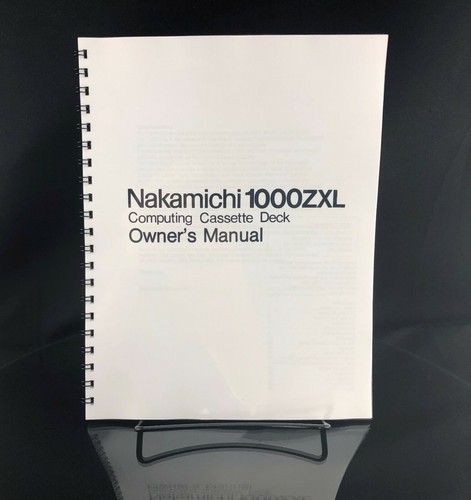 Nakamichi 1000zxl owner - 1000zxl,