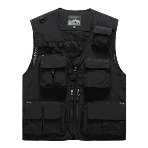 Men sleeveless multi pocket - men,