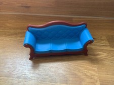 Playmobil Grande  mansion spare parts 1 x blue sofa settee excellent condition ❤