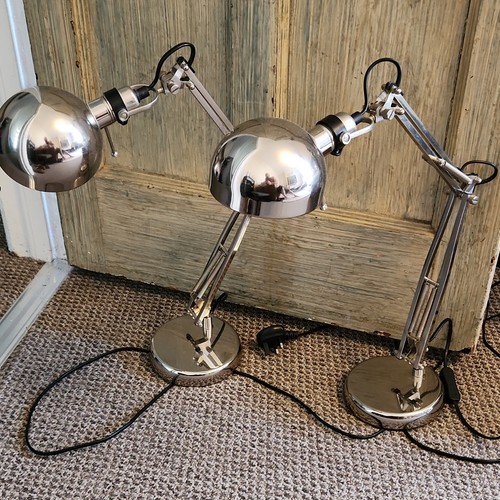 Pair ikea chrome adjustable - pair,