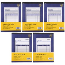  5 Pcs English Sales Receipt