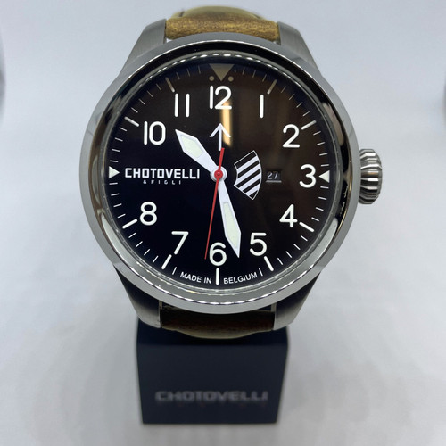 Chotovelli big pilot watch - chotovelli,
