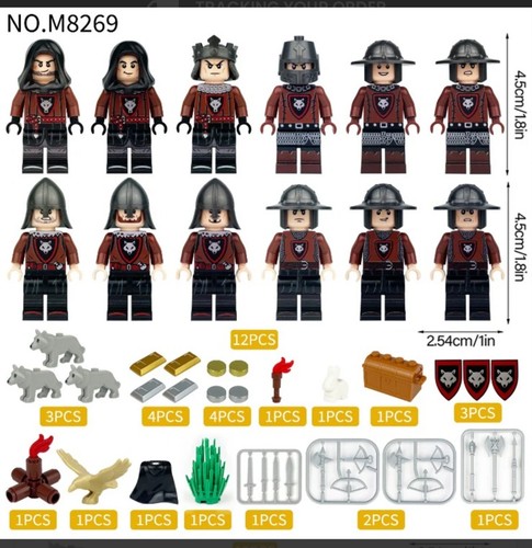 Set medieval wolfpack - of, 12: