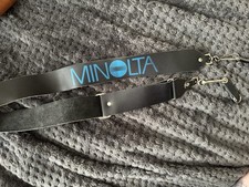 Vintage Minolta Leather Camera Strap (New/Old Stock)