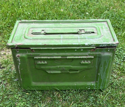 Vintage british ammo box - vintage,