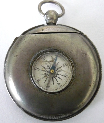 Antique white metal - white, pocket