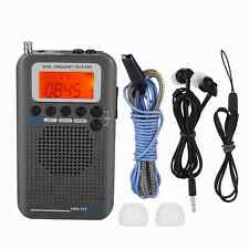 VHF Airband Radio Receiver AIR/FM/AM/CB/VHF/SW Portable Full Band Aircraft