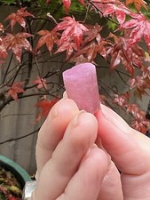 Pink Tourmaline Rod Terminated