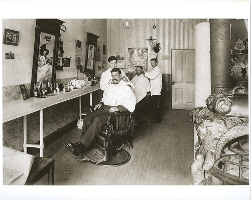 Vintage barbers old time - vintage,