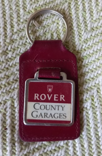 Vintage rover dealer keyring - rover,