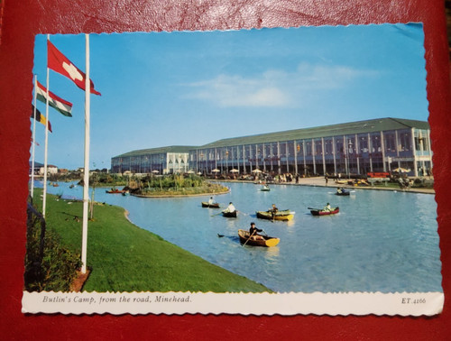 Butlins minehead postcard - butlins,