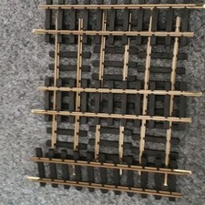 Brand new  6 x LGB Code 10000. 300mm long Straight Brass Tracks. 