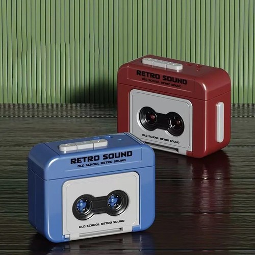 Retro tape recorder pendant - tape,