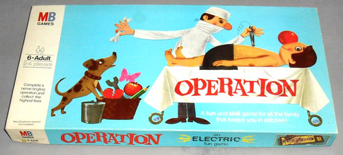 Operation board game - mb,