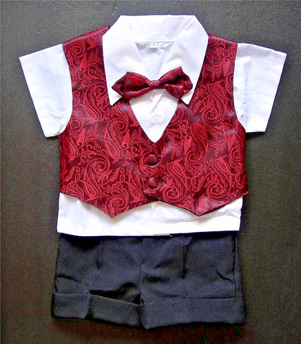 Baby boy outfit set - baby, red