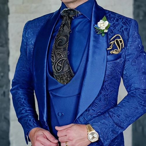 Jacquard men piece suit - jacquard,