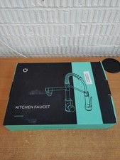 FORIOUS LED Kitchen Tap, Kitchen Mixer Taps with Two Spouts, Commercial Spring 