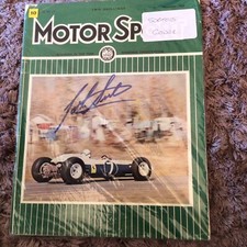 Motorsport magazine signed by - motorsport,