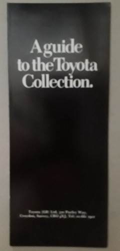 Toyota range brochure - brochure, c.1973