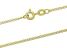 9CT GOLD CURB CHAIN 0.5mm