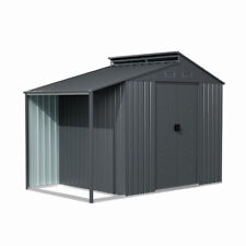 10X6FT Metal Garden Shed