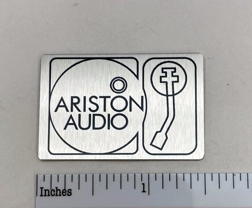 Ariston audio turntable badge - ariston,