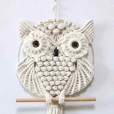 Owl Macrame Wall Hanging