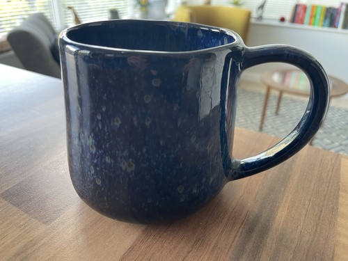 Handmade stoneware mug rusty - handmade,