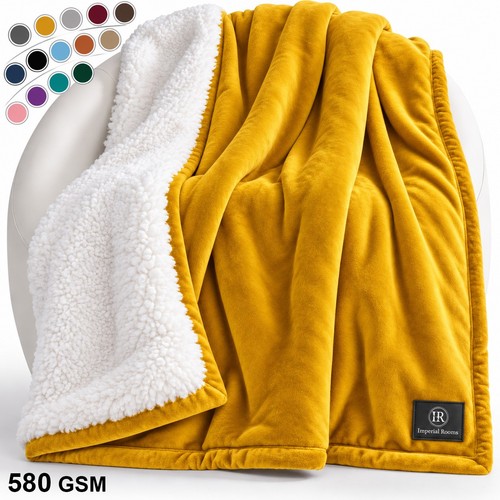Sherpa fleece blanket 580gsm - fleece,