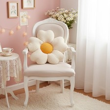 Sunflower Throw Pillow Floor