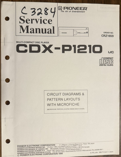 Pioneer cdx p1210 - pioneer, cdx-p1210