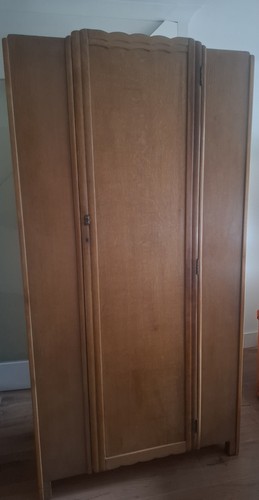 Vintage oak wardrobe circa - wardrobe,