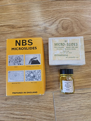 Vintage microscopy set - vintage,